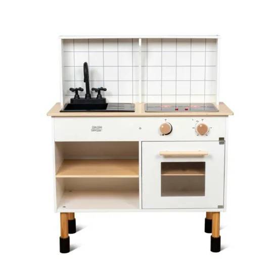 MaMaMeMo Lekkök Med Elektrisk Kokplatta Träleksak 85675
