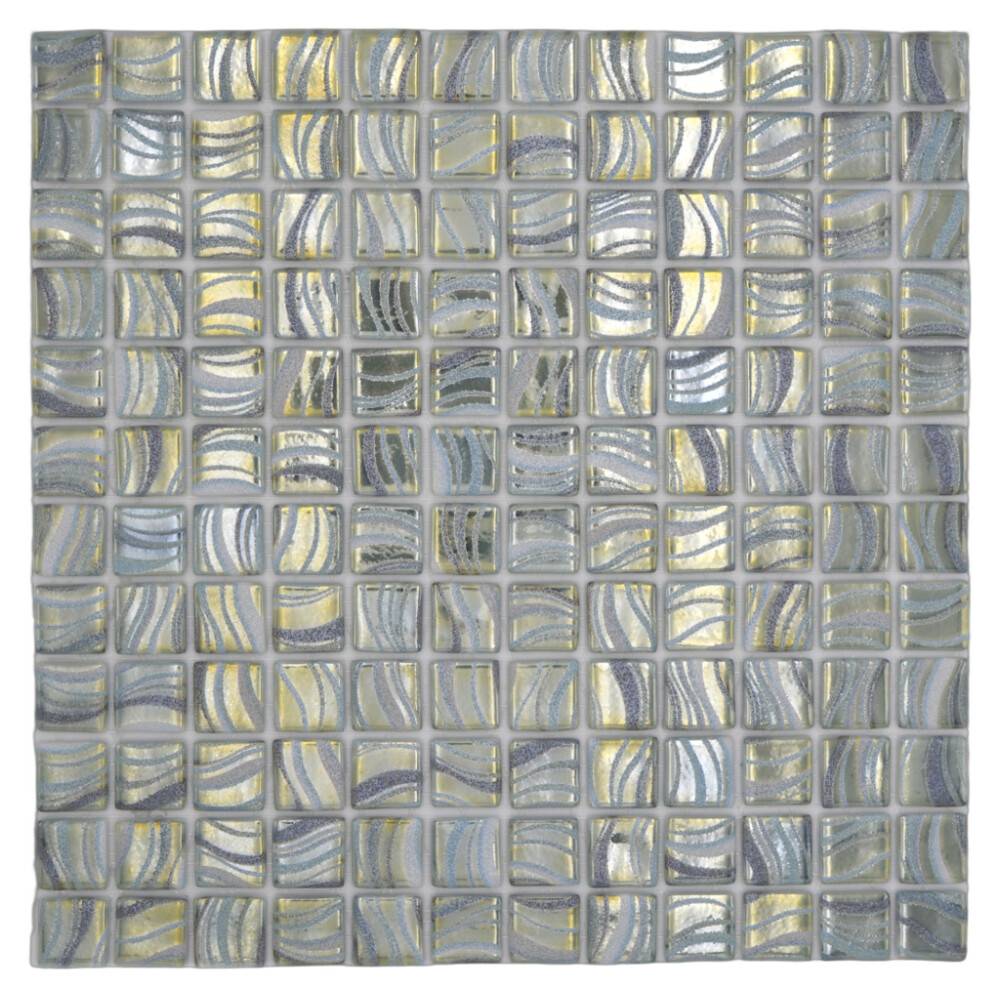 MOSAIK GLITTER JADE GREEN 31,6X31,6CM PRIS PER ARK