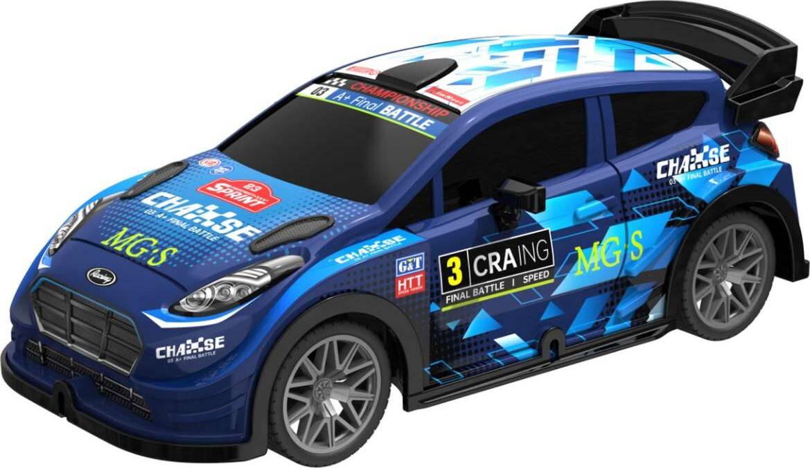 Mg.s Chase W/light R/c 1:22, 2,4ghz, Blue - Tec-toy