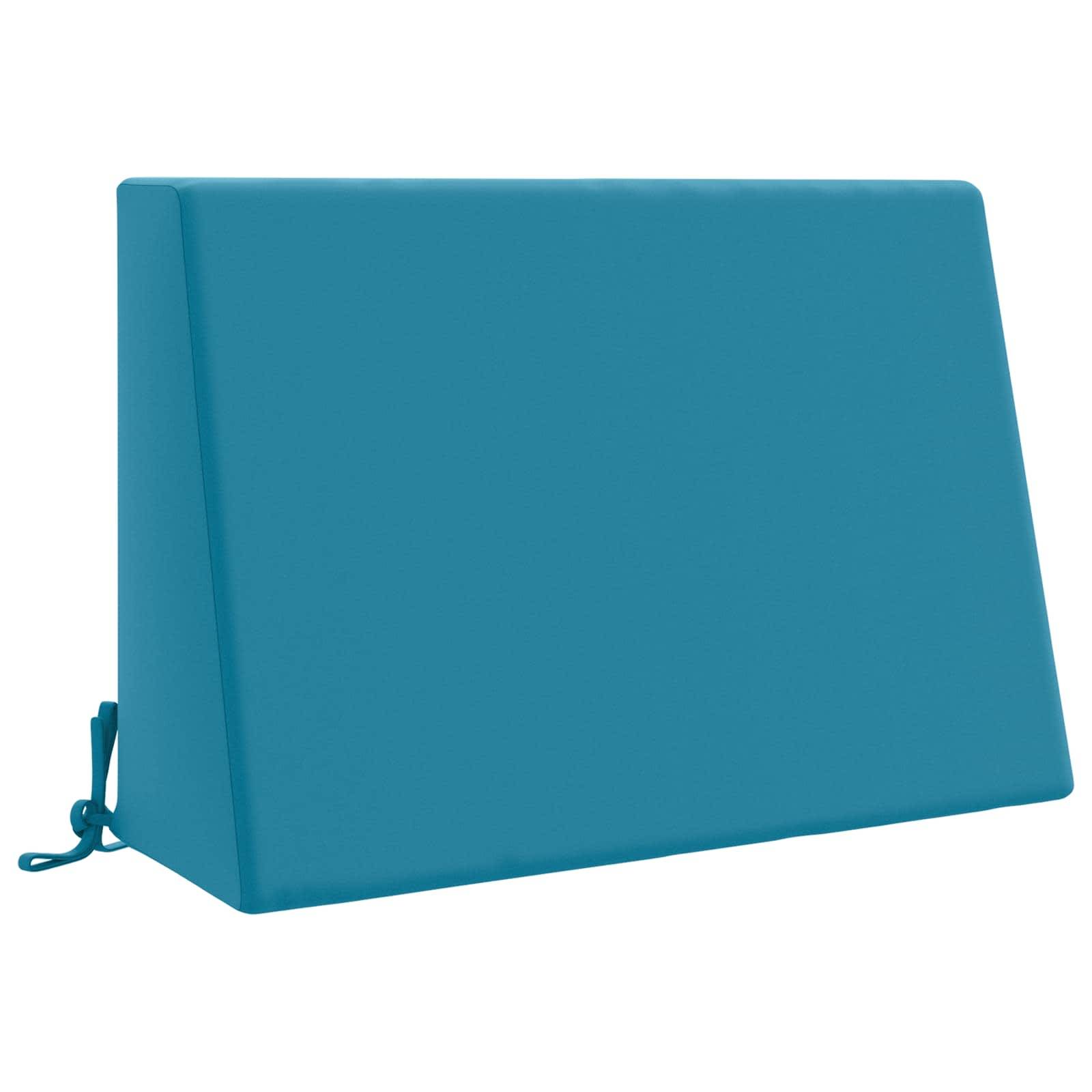 vidaXL Ryggkudde SOEST 100% Polyester Ljusblå 60 x 20 x 40 cm