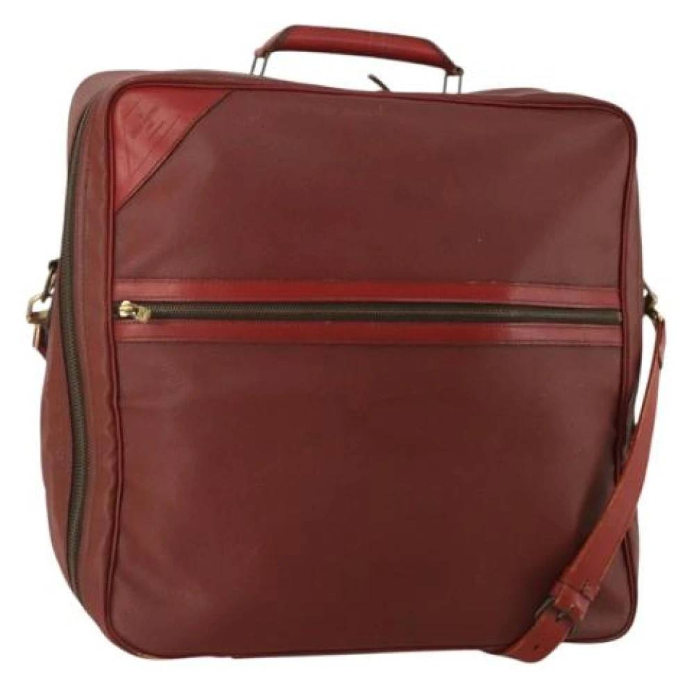 Louis Vuitton Vintage Pre-owned Boston Bag - Vintage - Dame - Rød - ONE SIZE - Uld
