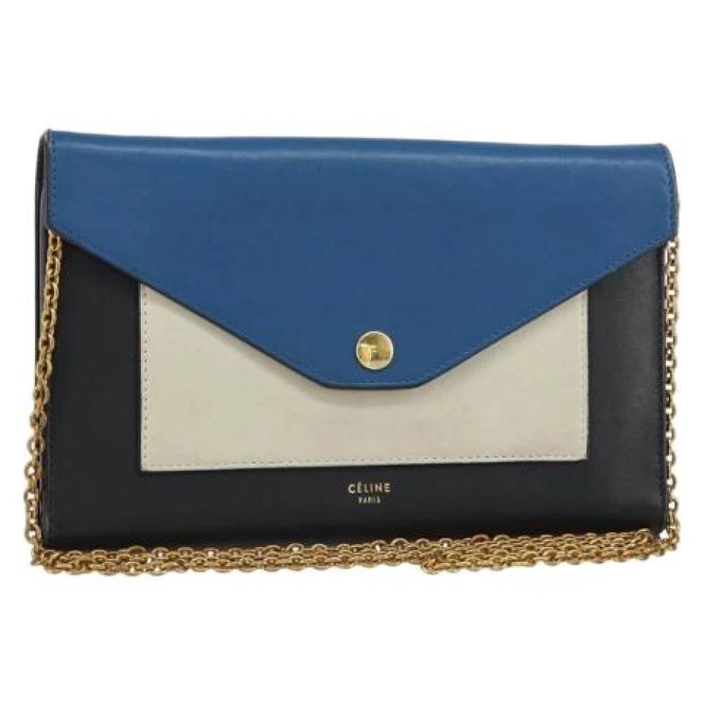 Celine Vintage Pre-owned Vintage Clutch - Vintage - Dame - Flerfarvet - ONE SIZE - Læder