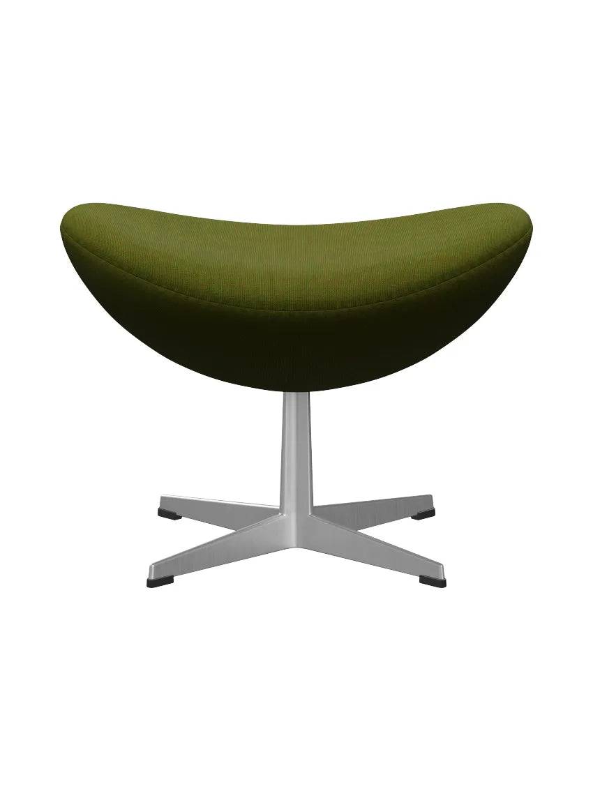 3127 Fodskammel til Ægget af Arne Jacobsen stofgr. 1 Canvas / 0954 Light grass green - Jacobsen Plus