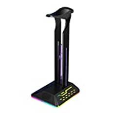 RGB Gaming Headphone Stand Desktop Earphone Holder Headset Display Stand Earphone Accessories