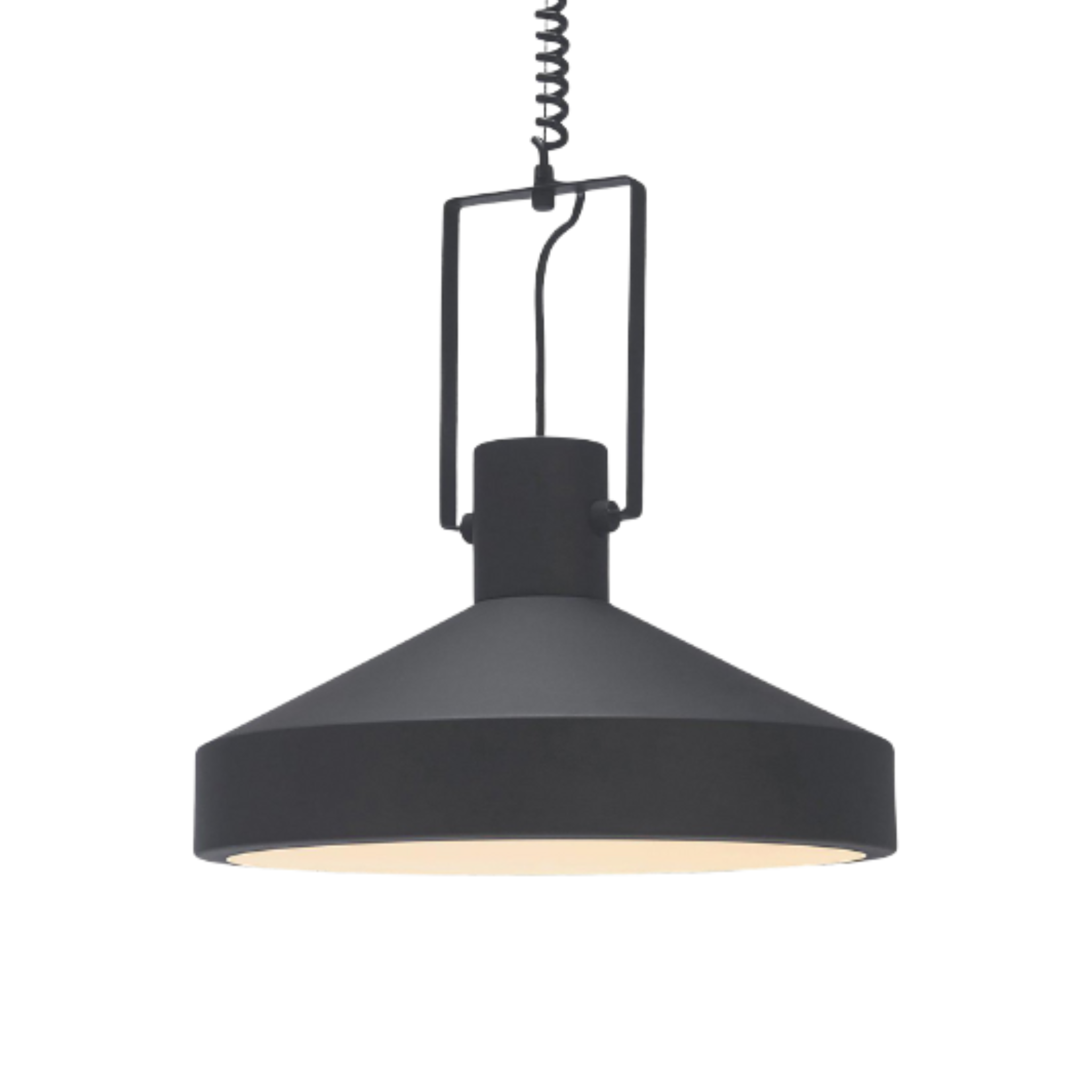 Pendellampa Jojo Ø40 cm, Matt Krom - Svart
