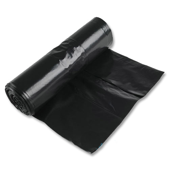 Sopsäck 0,05mm 60L svart 25st/rulle