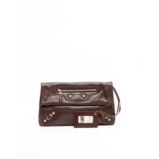 Balenciaga Envelope Giant Clutch Bag - Brown