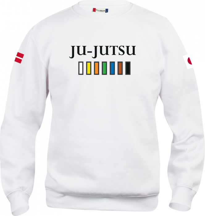 Clique Frb Ju-Jutsu Sweatshirt Børn (Broderet) - Hvid - 150/160