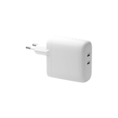 Re-charge - EU Wall Charger - 2x USB-C 45W, White