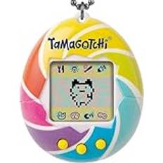 TAMAGOTCHI Bandai original godis virvel skal original cyber husdjur 90-tal vuxna och barn leksak med kedja | retro virtuella husdjur är fantastiska pojkar och flickor leksaker eller gåvor för åldrarna