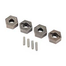 Traxxas - TRX9069 - 12mm hex (steel), extreme heavy duty (4)/ 2x9.8mm pin (4) (for use with #9080 upgrade kit and 6mm axles)