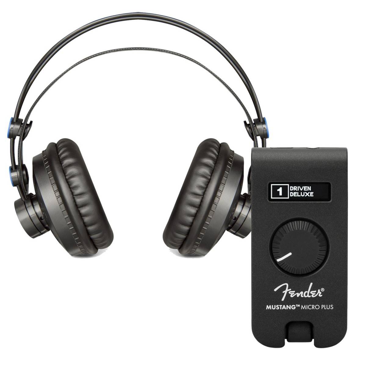 Fender Mustang Micro Plus with Presonus Headphones