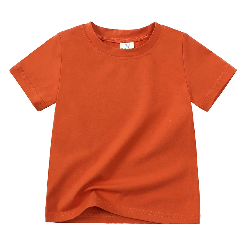 ComfyWear – Praktiskt & avslappnat – T-shirt med korta ärmar Orange / 130 (6–7 år) | Pedagogiska Träleksaker