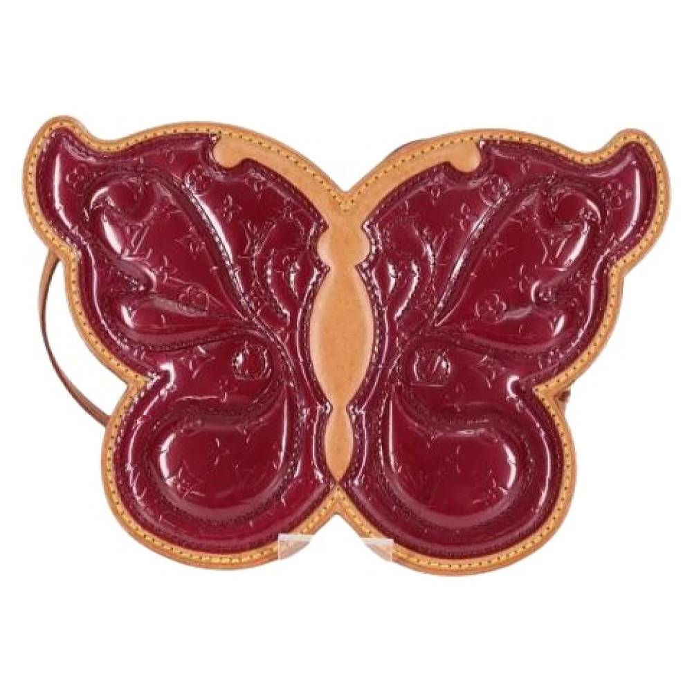 Louis Vuitton Vintage Pre-owned Conte de fees butterfly crossbody taske - Vintage - Dame - Rød - ONE SIZE - Uld