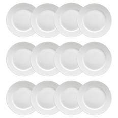 Rörstrand - Swedish Grace Tallrik 27 Cm Snö (Vit) 12-pack - Snö (Vit)