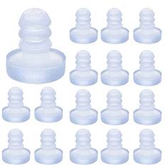 Cyleibe 100 Stück Transparent Gummi Anschlagdämpfer, Gummipuffer Möbel Puffer, Antikollisions Tischstoßstangen für Schranktüren, Schubladen, Glastische