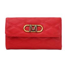 Marc Ellis, Taske, Dame, Rød, ONE SIZE, Uld, Rød Zaira Clutch Taske med Gyldent Logo
