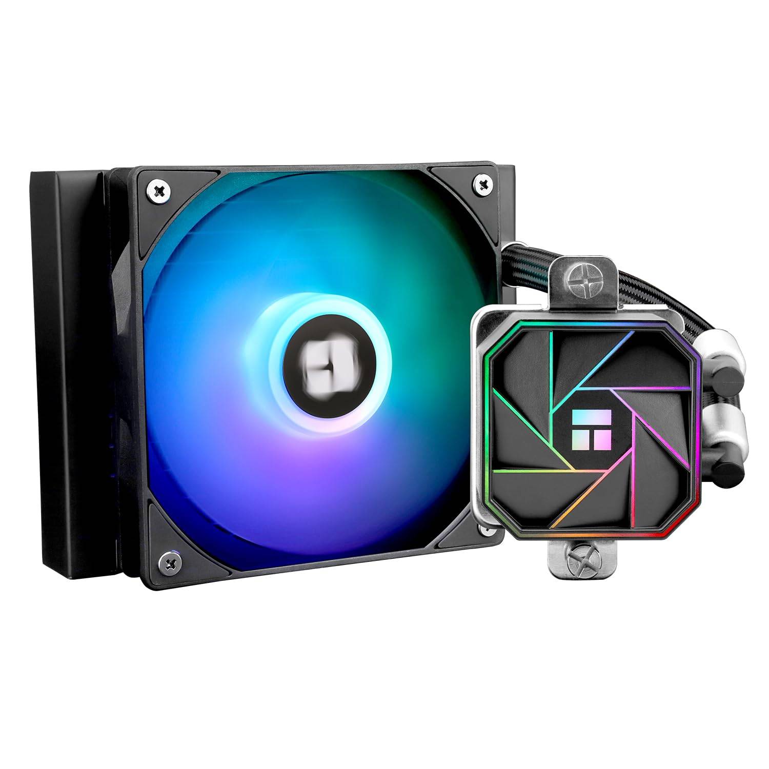 THERMALRIGHT AQUA ELITE 120 V3 AIO CPU 120 Liquid Cooling ARGB PWM Cooler for Intel PC Cooler Io Cooler, Row, Fan, LGA1150/1151/1155/1156/1200/2011/