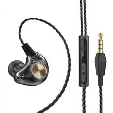 Hybrid 16 Drivers HiFi Bass Earbuds i-øre Monitor Hovedtelefoner Sport Støjreducerende Earphones