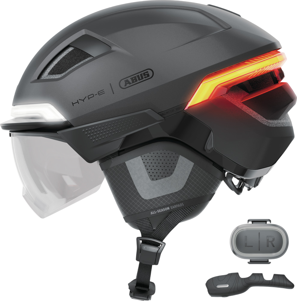 Cykelhjälm ABUS HYP-E BL.ACE Volcano Titan-S (51-55 cm)