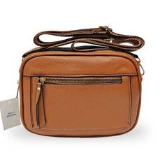 Shoulder Bag, Work Bag, Travel Bag, Easy-To-Carry, Wide Strap For Comfort - Brown