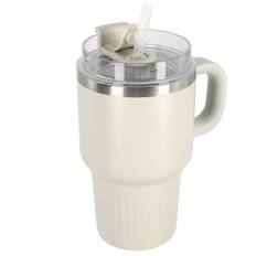 Liten termosmugg med sugrör, 0,6 liter