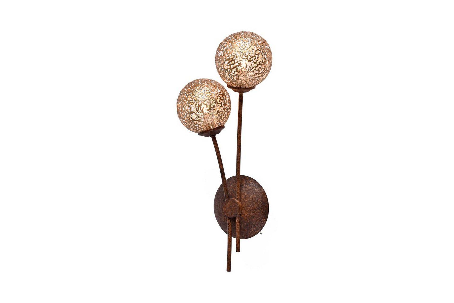Vägglampa Greta - 19x44x14 cm Brun