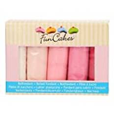 Rosa Sockerpasta Multipack - FunCakes