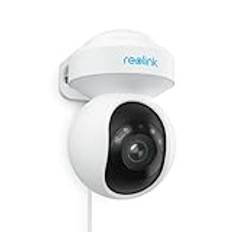 Reolink 2K utomhussäkerhetskamera med pannlutning, F1.0 True Color Night Vision i svagt ljus, 2,4/5GHz Dual-Band WiFi, Person-/fordons-/djurdetektion, 2-vägsljud, E1 Outdoor CX