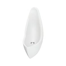 Uridan Captain Unisex GX-6-W Urinal med vertikal tilslutning. Glasfiber. Hvid