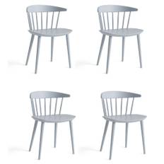 HAY J104 Spisebordsstol FDB 4 stk - Slate Blue