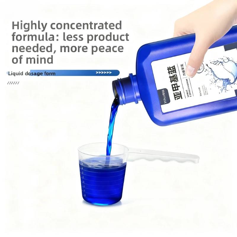 200/400ml Methylene Blue Concentrate with Spoon, Specifically Designed for Aquatic Animals To Purify Water Quality and Prevent