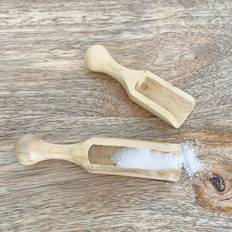 Cuillère à sel - Artisanale - Buis ancien - Fabrication française - 11 cm - Naturel