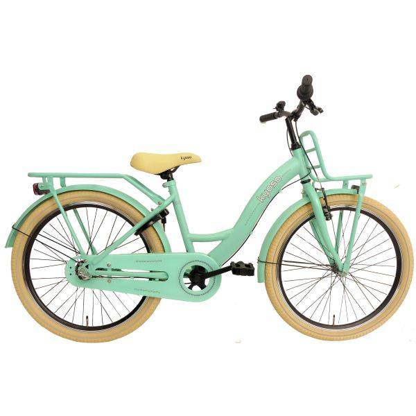 Kyoso Blossom Breeze 24-tommer Nexus-3 gear pigecykel med fodbremse, frontlad - mintgrøn