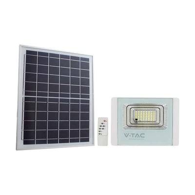 40W LED projektør solpanel, 4000K, hvidt hus, IP65 - V-TAC