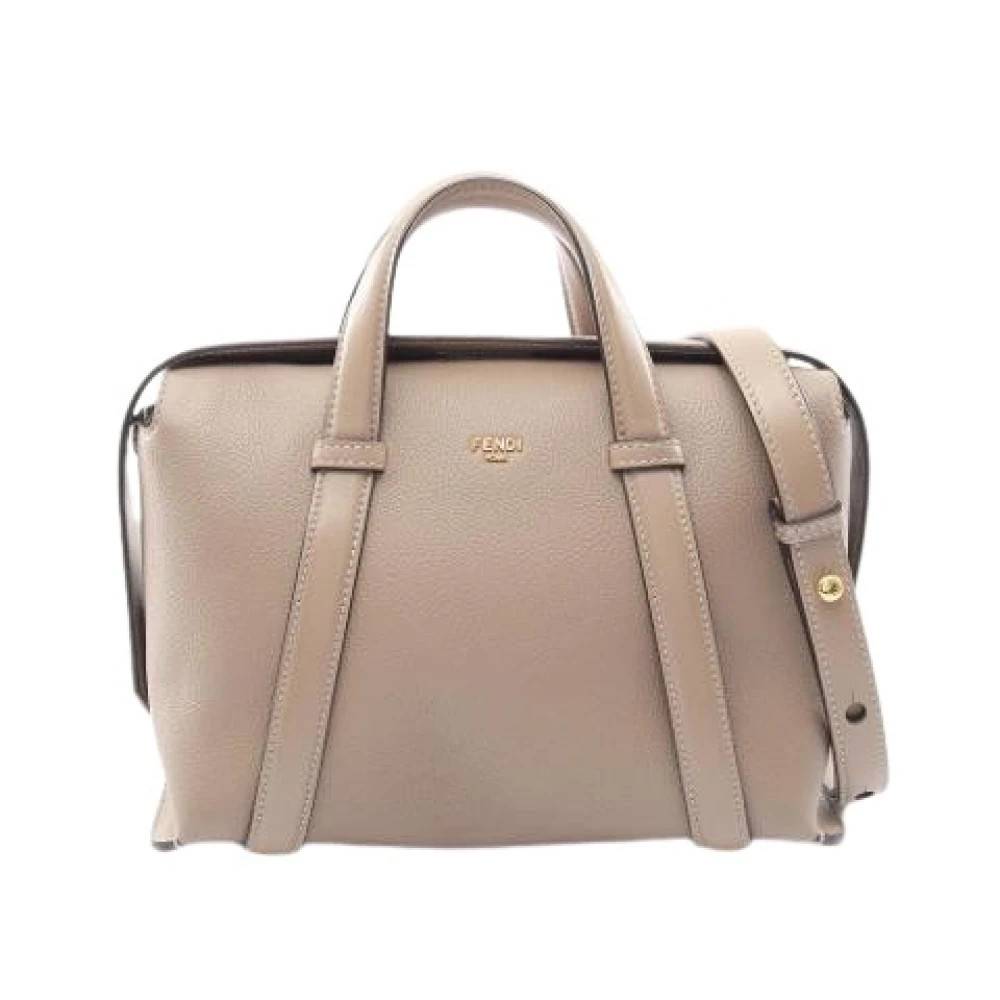 Fendi Vintage Pre-owned Vintage Håndtaske - Vintage - Dame - Beige - ONE SIZE - Læder