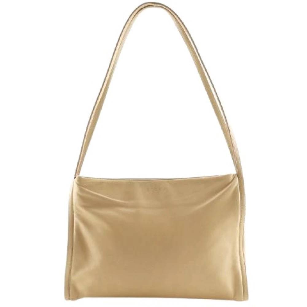 Loewe Pre-owned Pre-owned Calf Shoulder Bag - Vintage - Dame - Beige - ONE SIZE - Uld