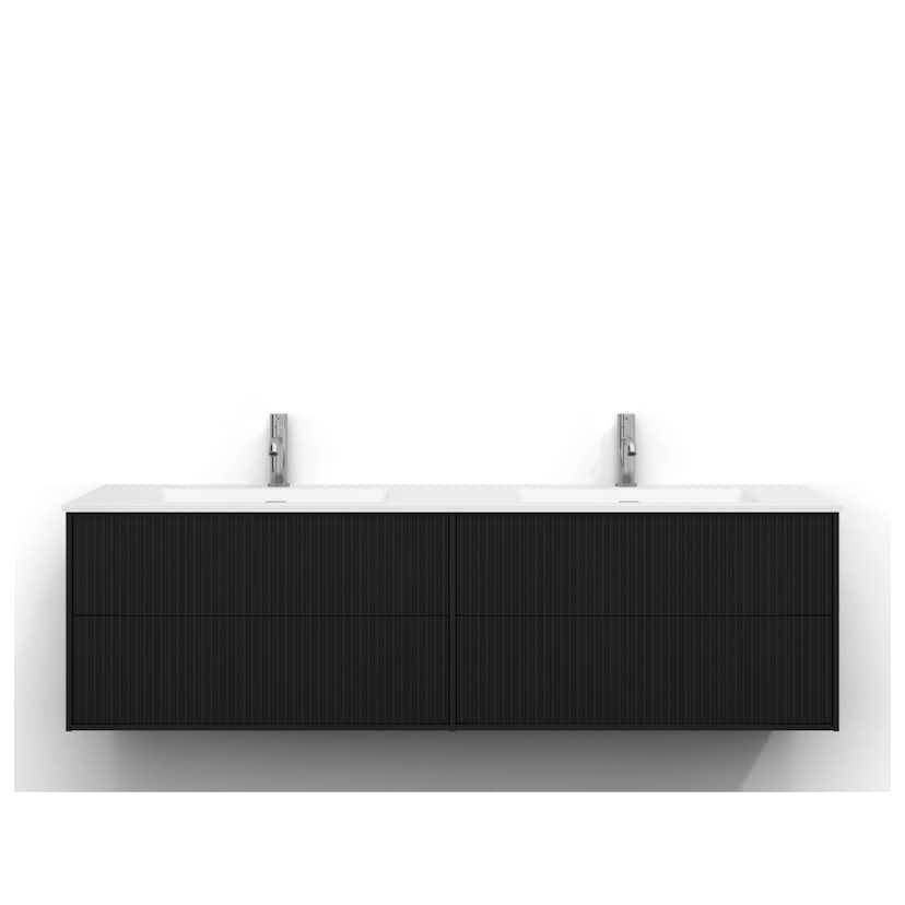 Tvättställsskåp Svedbergs Epos 160x45 med 2+2 Lådor