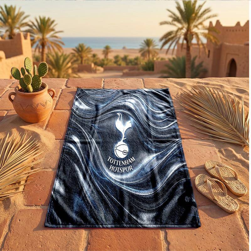 Tottenham Hotspur Tryck Mikrofiber Strandhandduk Snabbtorkande Absorberande Stor Handduk För Strand Simning Resor