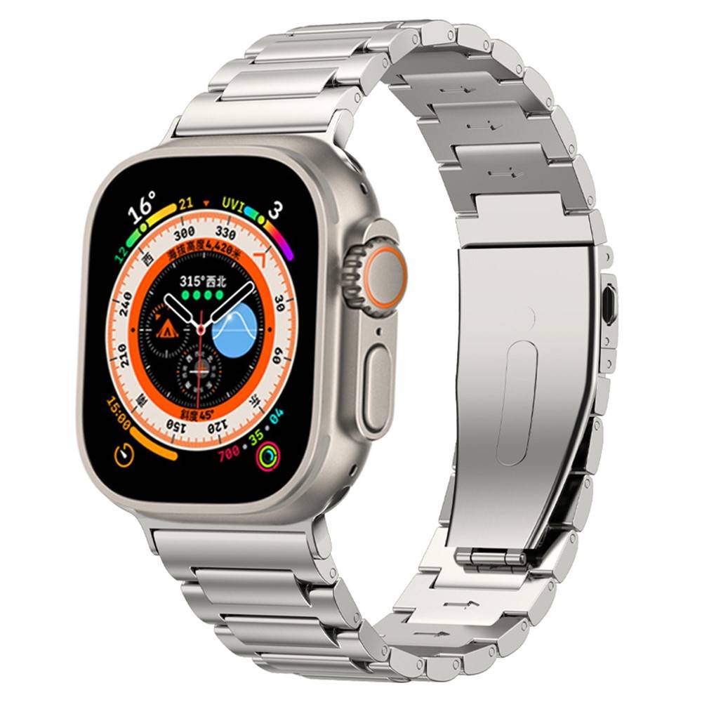 Apple Watch Series 11 42mm Snyggt armband i titan, Titan
