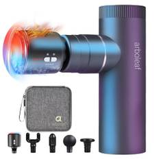 arboleaf Massagepistole mit Wärmefunktion, mini Massage Gun Wärme und Kälte, leichte Muskelpistole 3200 U/min Muscle Gun für Muskelentspannung stark Akku USB-C
