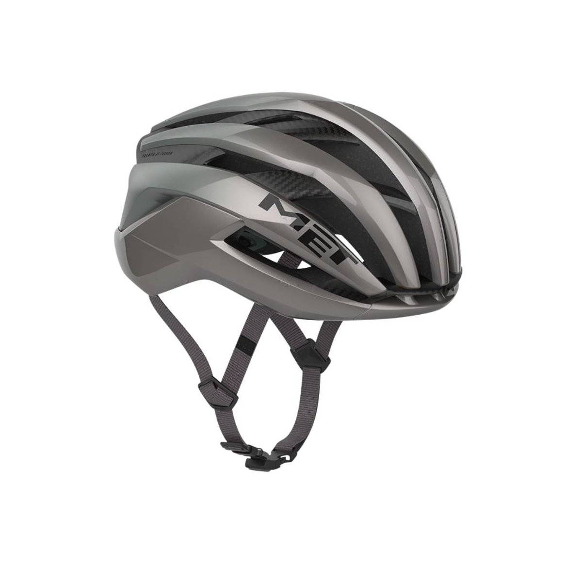 MET Trenta 3K Carbon Helmet Gray Black, Size L (58-61 cm)