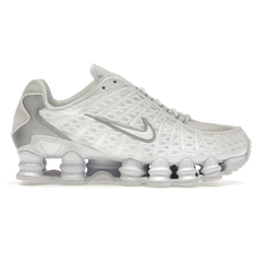 Nike Shox TL White Metallic Silver Max Orange - 41