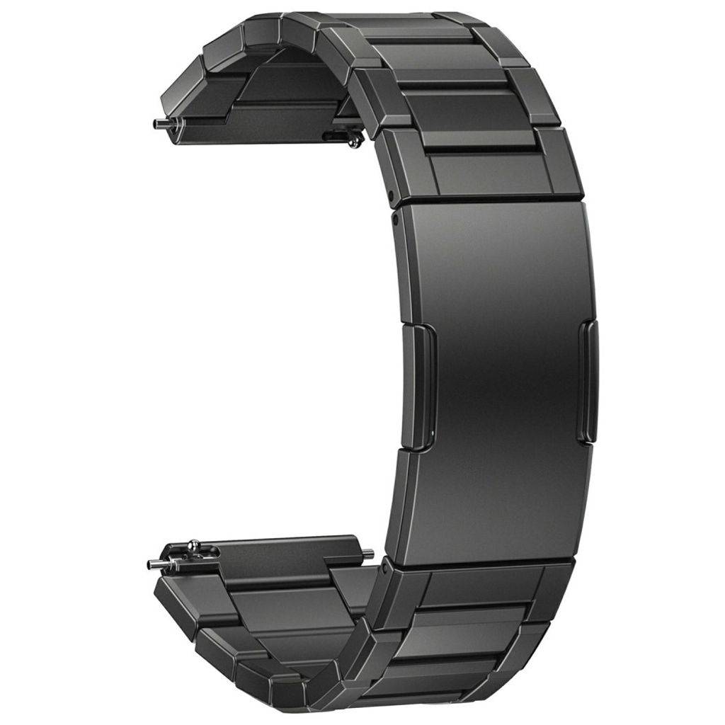 Samsung Gear S3 classic/frontier/Gear2 osv. Titanium urrem – Sort