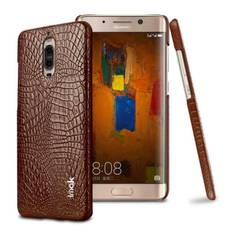 Huawei Mate 9 Pro cover croco læder brun