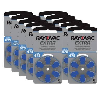 RAYOVAC Rayovac Extra Advanced ACT 675 blå 10-pak 4564-1-10