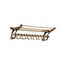 Hudson hatthylla mässing - Guld (L: 70 x B: 28 x H: 20 cm)