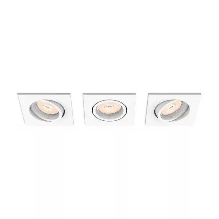 DONEGAL recessed white 3xNW 230V
