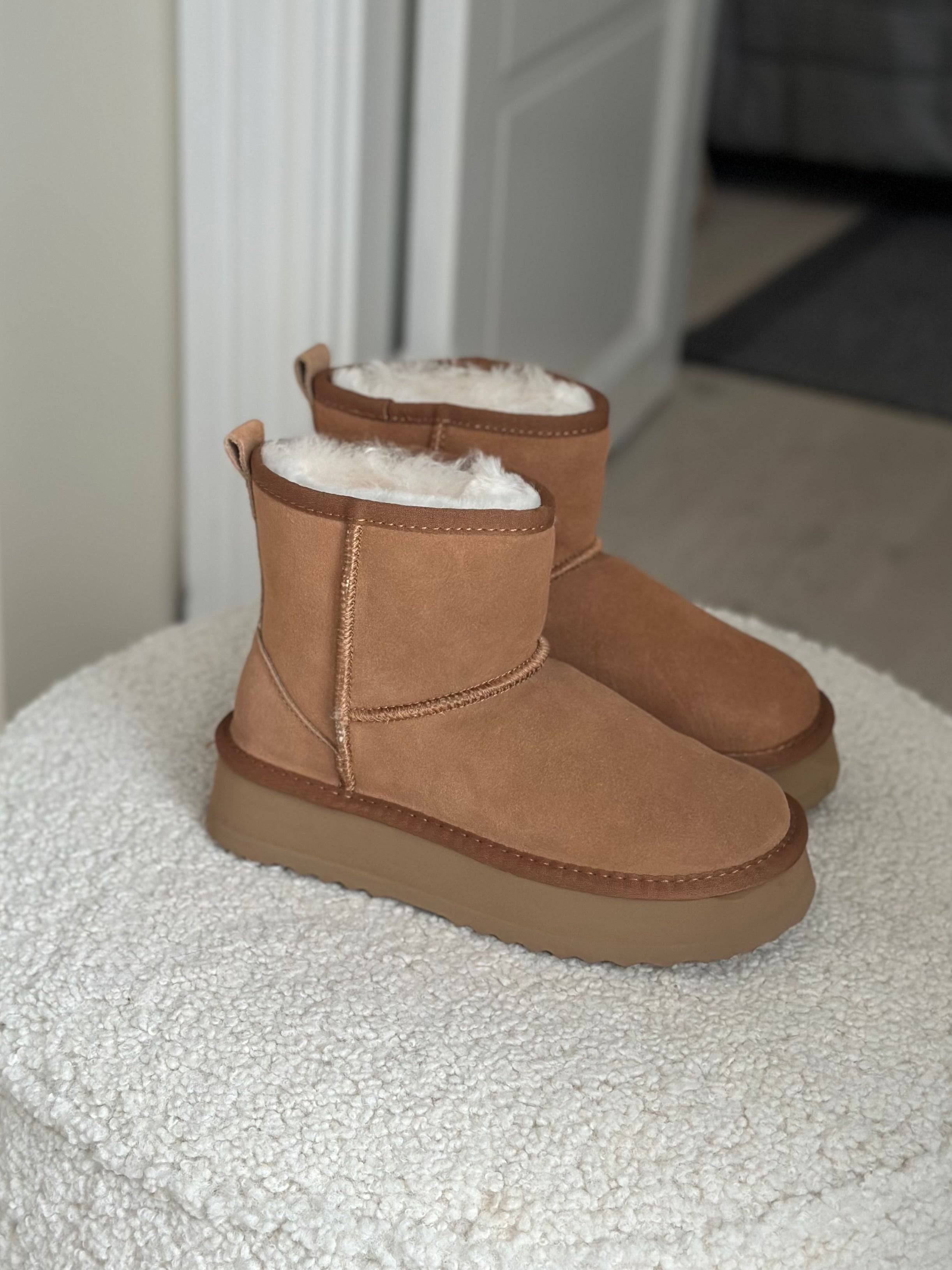 Sofie Schnoor Noa Teddy boot S244790 Boots tan - 37