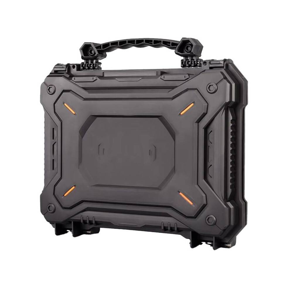 Waterproof Tool Box Case with Foam Pads, Portable Fragile Cargo Storage Bag, Hard Carry Safety Suitcase for Tools
